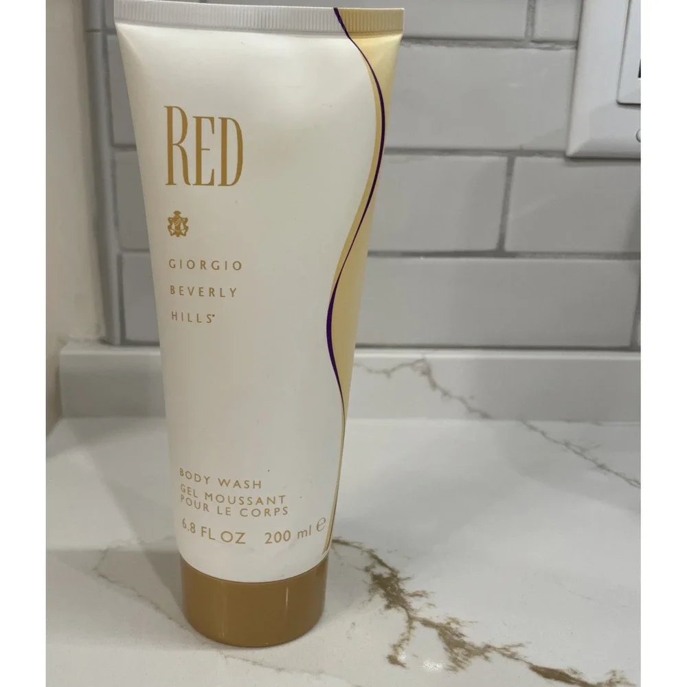 Red By Giorgio Beverly Hills Body Wash Soap Perfumed Scented 6.8 fl oz/200 ml